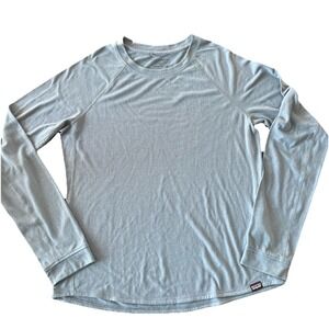 Patagonia Women's Capilene Cool Trail Long Sleeve Shirt Size Medium  Blue